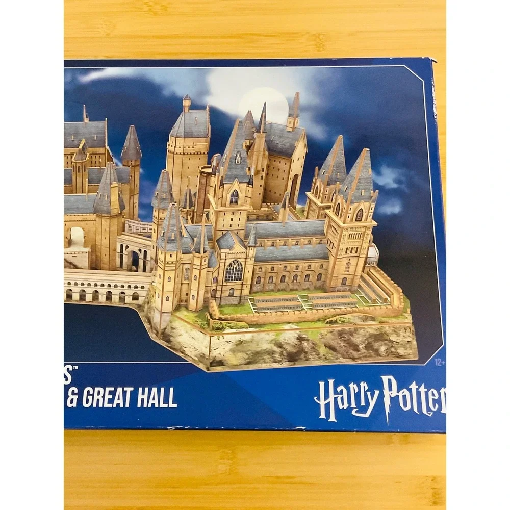 Harry Potter 4D build Hogwarts astronomy‎ tower great hall puzzle 384 pc display
